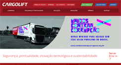 Desktop Screenshot of cargolift.com.br